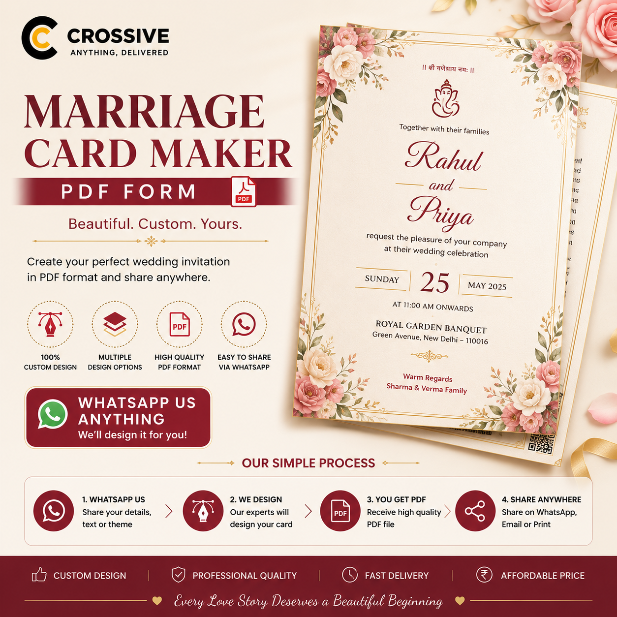 Marriage Card Designing Service